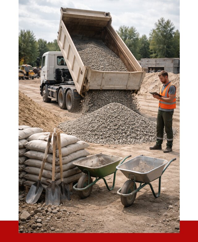 Доставка нерудных материалов в Кушве от 1232 руб. | ПРОНЕРУДКшв