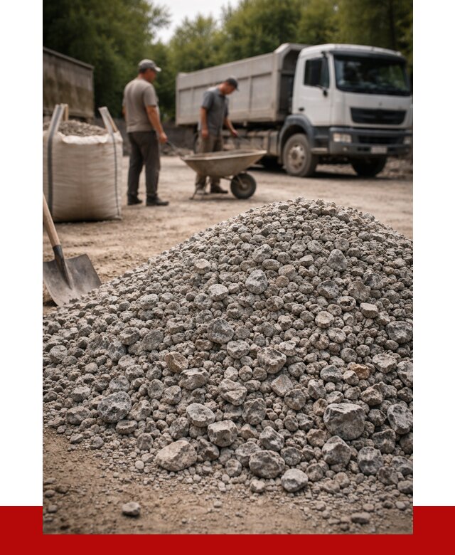 Гранитный щебень фракция 20-40 в Кушве от 3285 руб. ПРОНЕРУДКшв