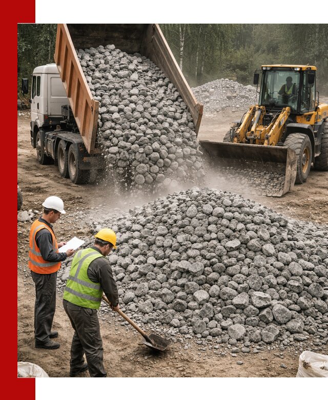 Гранитный щебень фракция 70-150 доставка в Кушве