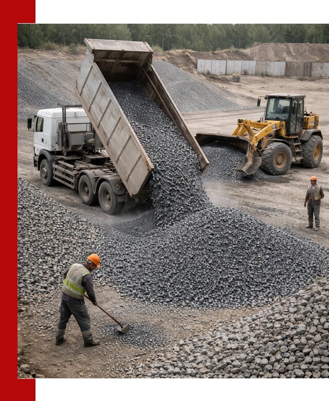 Щебень габбро-диабаз фр. 5-20 с доставкой в Кушве
