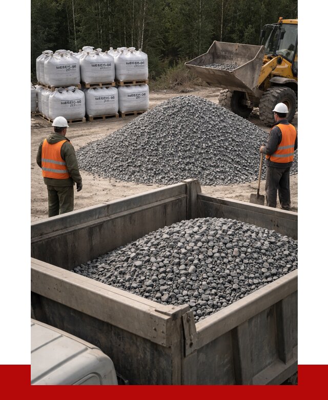 Щебень габбро диабаз 20-40 в Кушве от 3490 руб. | ПРОНЕРУДКшв