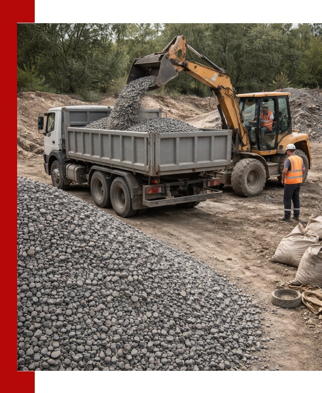 Доставка гравийного щебня в Кушве оптом и в розницу
