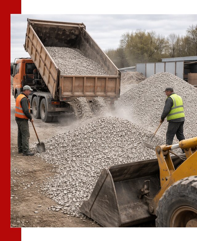 Доломитовый щебень фракции 5-20 с доставкой в Кушве