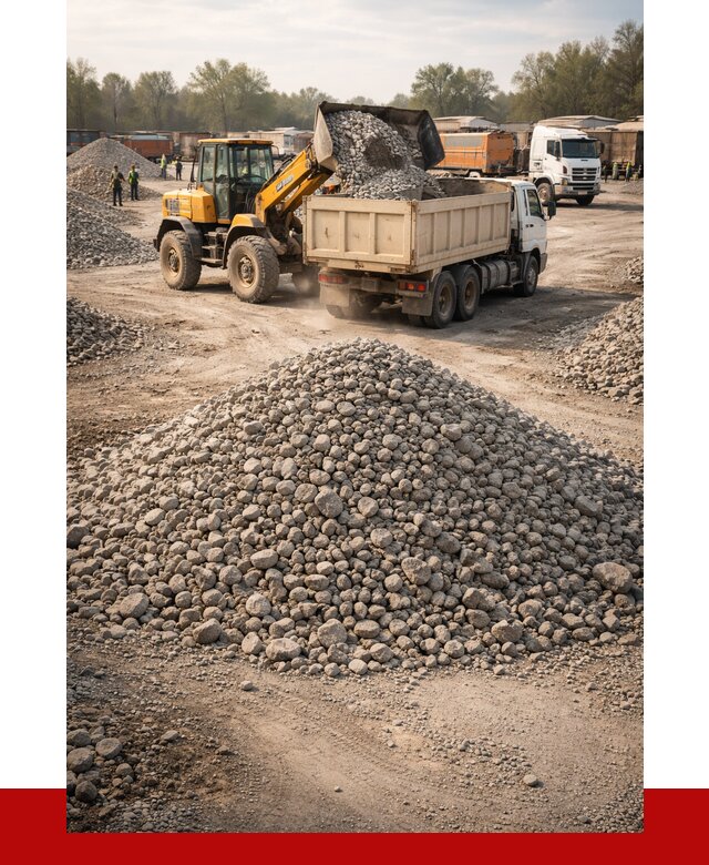 Вторичный щебень фракция 40-70 в Кушве от 1786 р, ПРОНЕРУДКшв