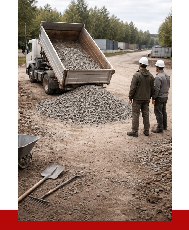 Бетонный щебень фракция 5-20 в Кушве от 3285 р., ПРОНЕРУДКшв