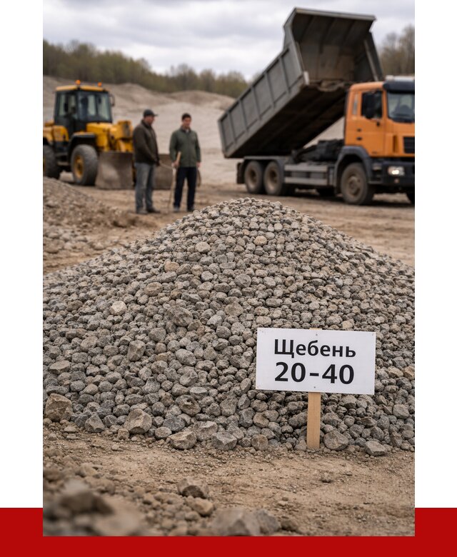 Бетонный щебень фракция 20-40 в Кушве от 2515 р. | ПРОНЕРУДКшв