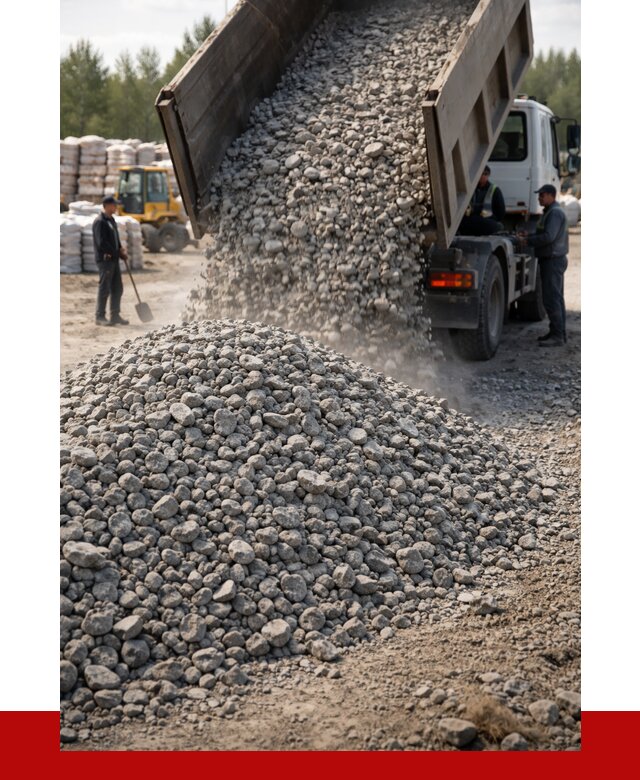 Бетонный щебень фракция 40-70 в Кушве от 1848 р. ПРОНЕРУДКшв