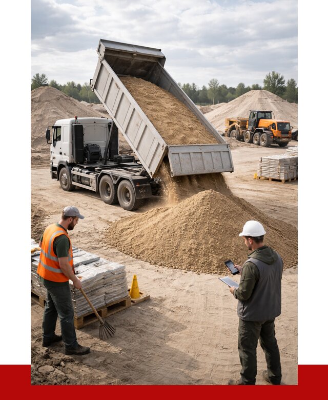 Карьерный песок с доставкой в Кушве от 3695 р. ПРОНЕРУДКшв