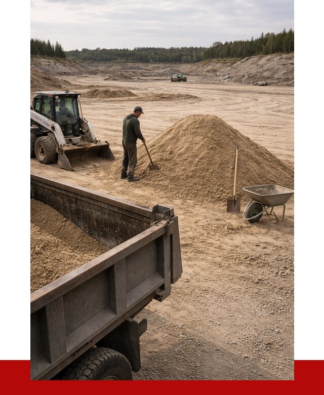 Карьерный песок среднезернистый в Кушве, от 2258 р. ПРОНЕРУДКшв