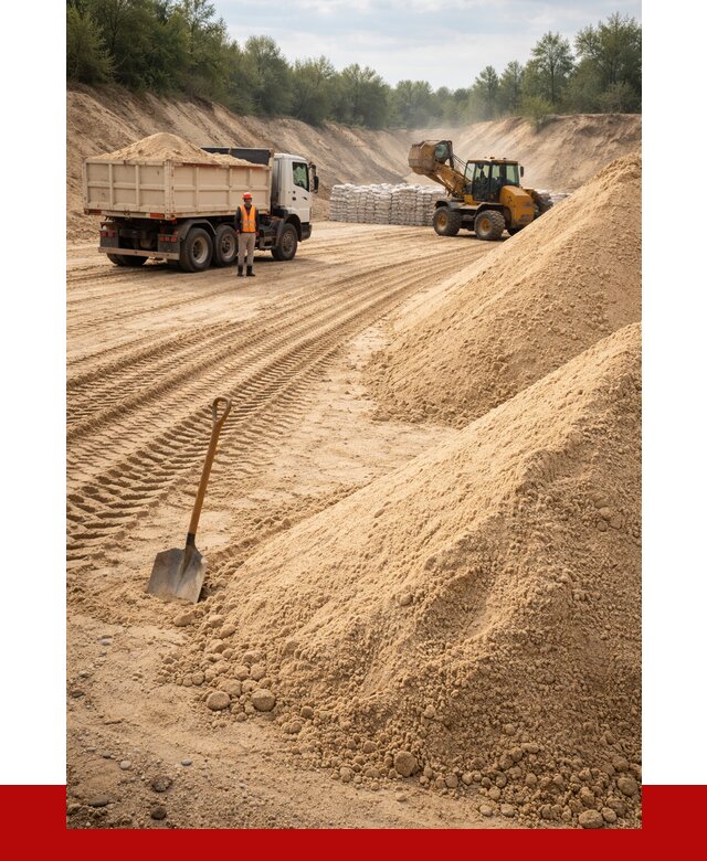 Карьерный песок мелкозернистый в Кушве от 9239 р. | ПРОНЕРУДКшв