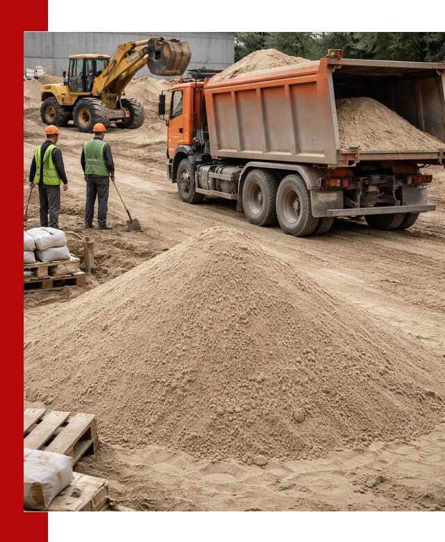 Доставка и продажа мытого речного песка в Кушве