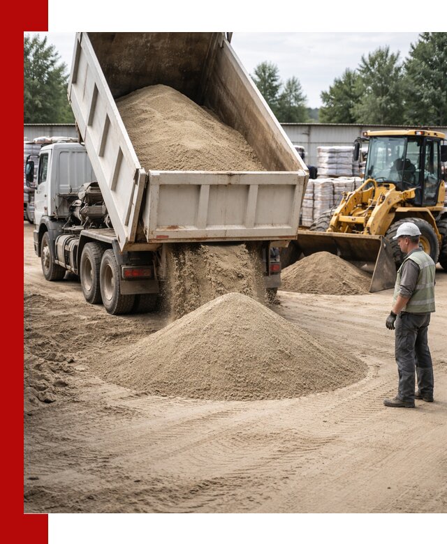 Поставка и доставка песка для бетона в Кушве