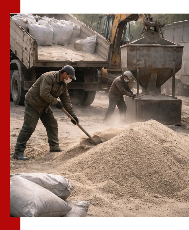 Кварцевый песок для пескоструя в Кушве — доставка и качество
