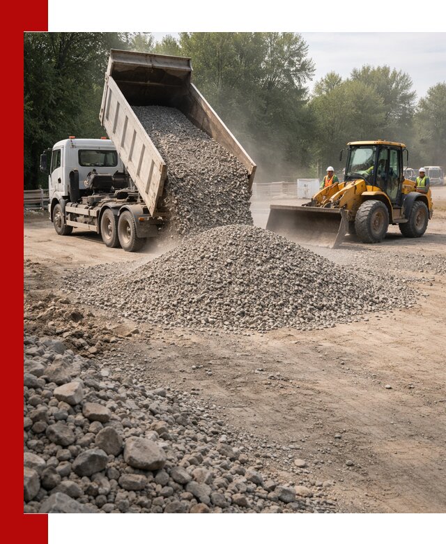Гравий фракция 5–20 доставка в Кушве оптом и в розницу