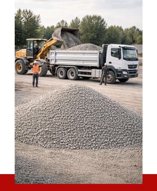 Купить мытый гравий в Кушве от 3593 р, доставка ПРОНЕРУДКшв