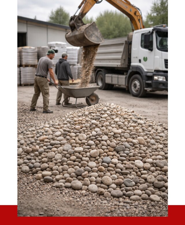 Галька декоративная в Кушве от 3285 р. за куб | ПРОНЕРУДКшв