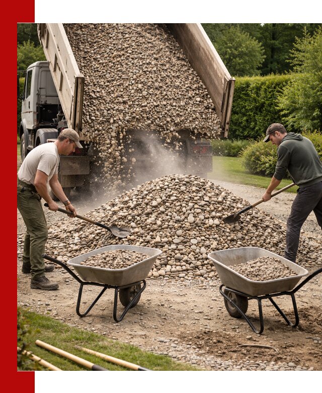 Доставка и продажа декоративной гальки в Кушве