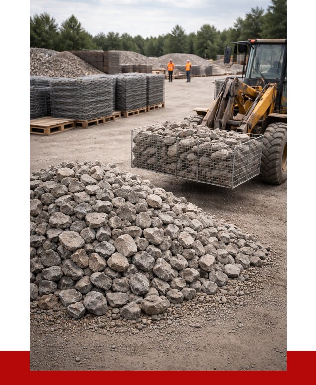 Камень для габионов фракция 70-150 в Кушве от 4311 р. | ПРОНЕРУДКшв