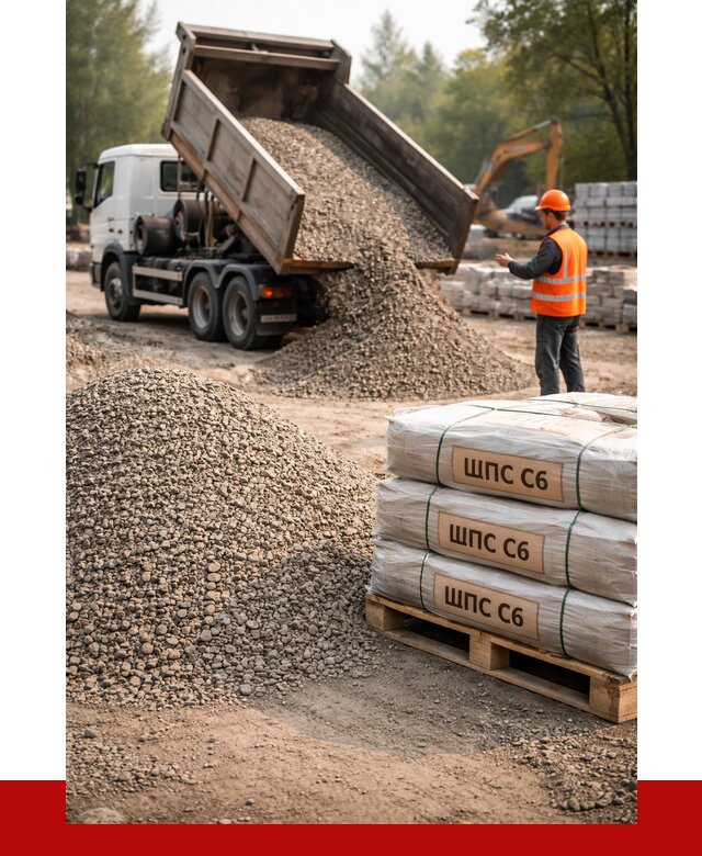 ЩПС С6 в Кушве с доставкой от 2258 р. за куб | ПРОНЕРУДКшв