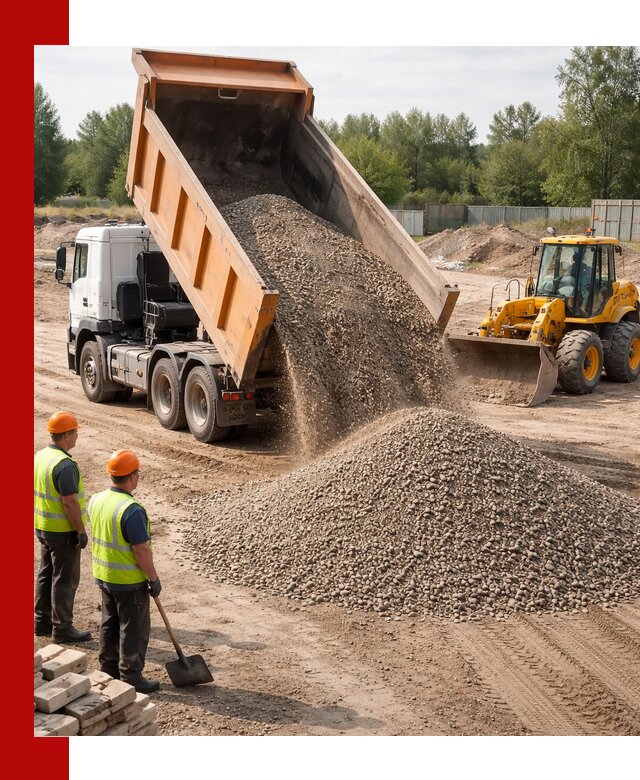 Доставка щебёночно-песчаной смеси ЩПС С7 в Кушве