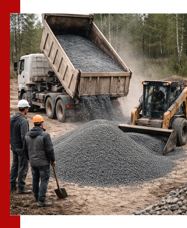 Гранитный отсев 0-5 с доставкой и разгрузкой в Кушве