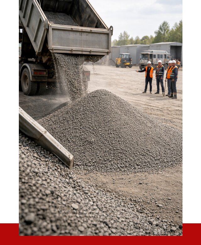 Гравийный отсев 0-5 в Кушве от 1232 р. с доставкой | ПРОНЕРУДКшв