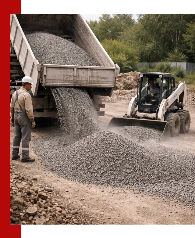 Доставка гравийного отсева 0-5 в Кушве оптом и в розницу
