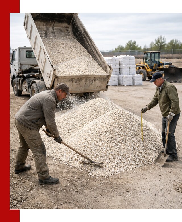 Мраморная крошка с доставкой и разгрузкой в Кушве
