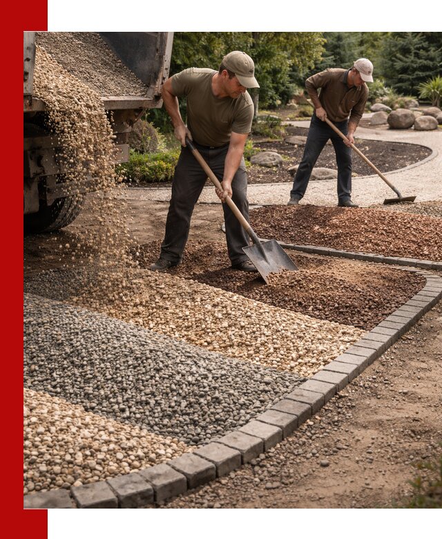 Декоративная крошка для ландшафта в Кушве — продажа и доставка