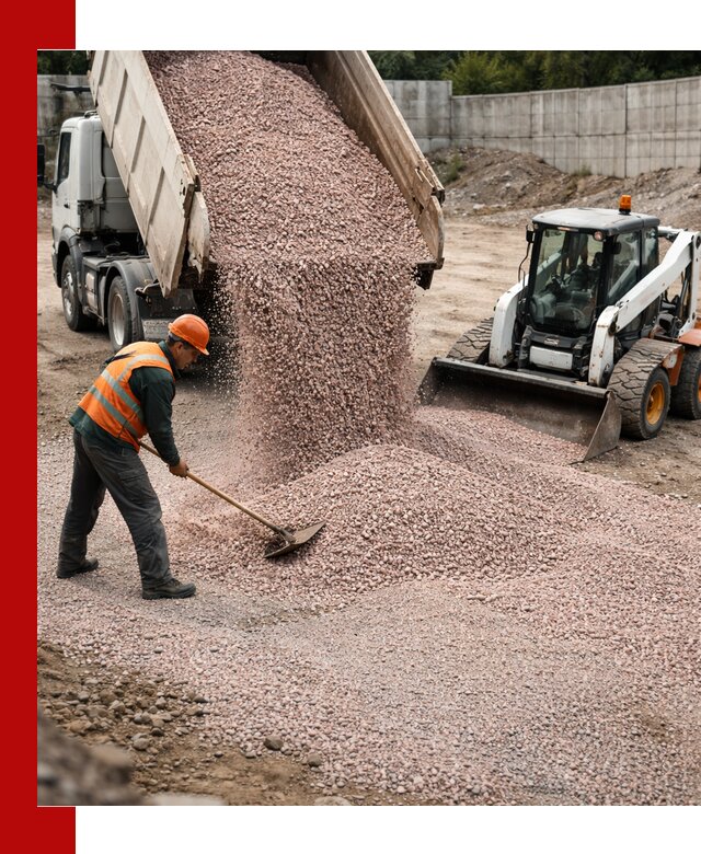 Крошка розовый гранит с доставкой в Кушве от производителя