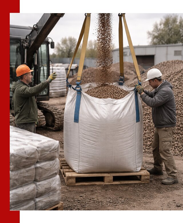 Керамзит в биг-бегах с доставкой в Кушве