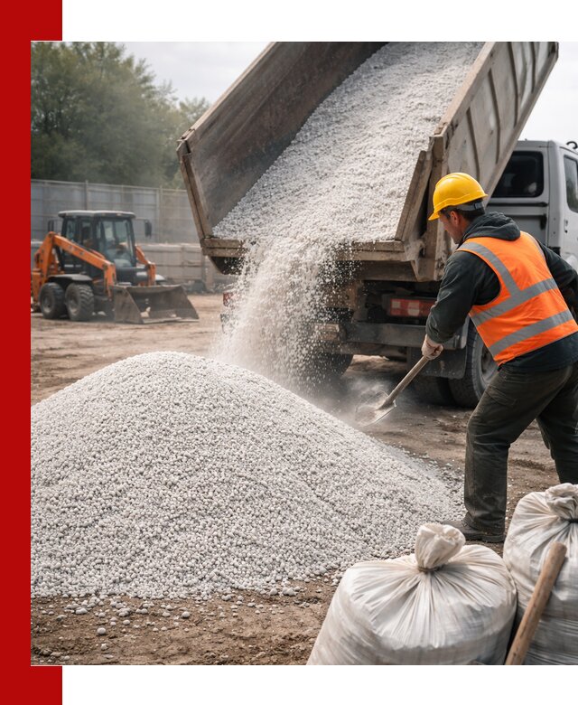 Доставка перлита вспученного в Кушве оптом и в розницу