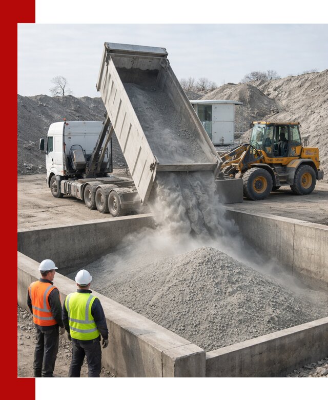 Доставка цемента навалом в Кушве крупными партиями