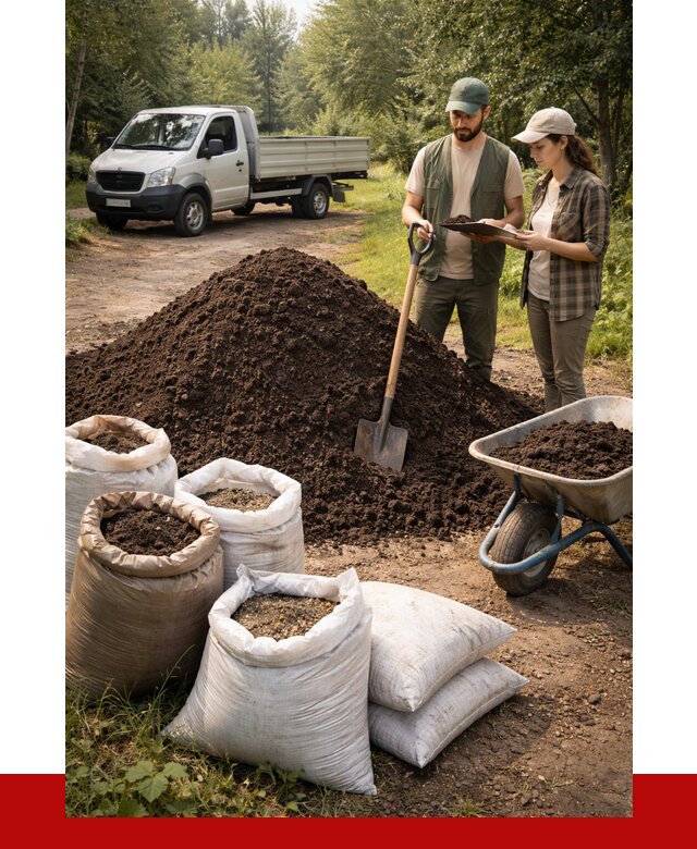 Купить грунт с доставкой в Кушве от 4619 р. за м3 | ПРОНЕРУДКшв