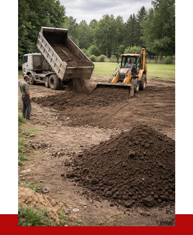 Грунт для выравнивания участка в Кушве от 1232 р. | ПРОНЕРУДКшв