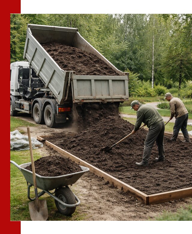 Доставка грунта для озеленения и благоустройства в Кушве