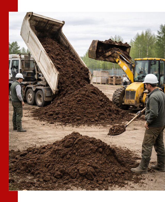 Доставка торфа оптом и в мешках в Кушве