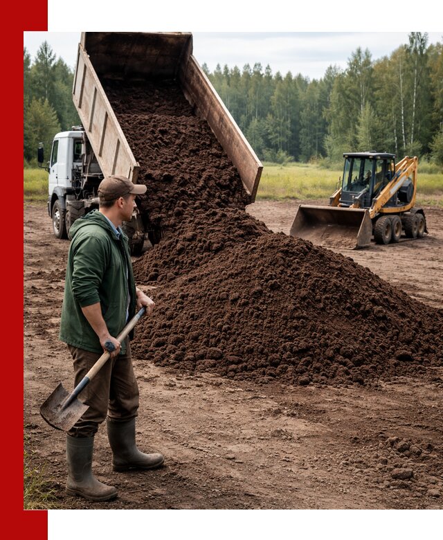 Купить верховой торф с доставкой в Кушве для садоводства и растений