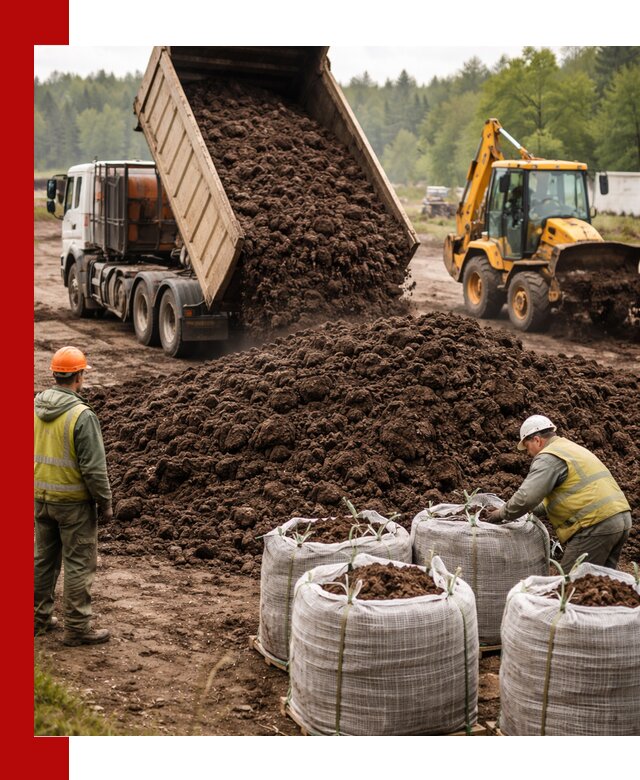 Доставка нейтрального торфа в Кушве оптом и в розницу