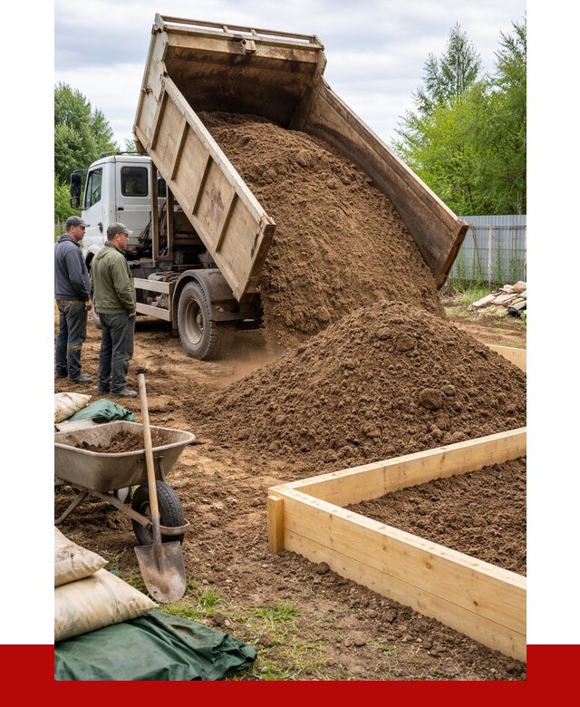 Торфо песчаная смесь в Кушве с доставкой от 1899 р. | ПРОНЕРУДКшв