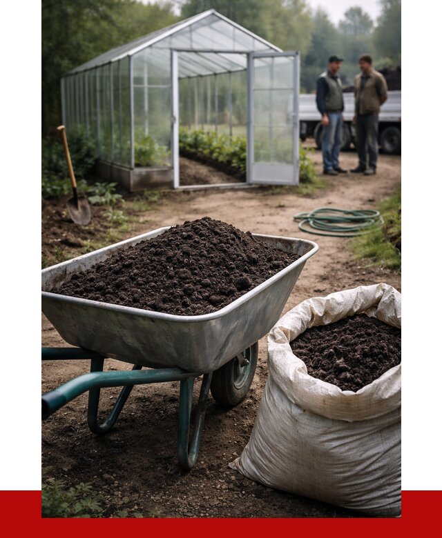 Чернозем для теплицы в Кушве с доставкой от 1540 р. | ПРОНЕРУДКшв