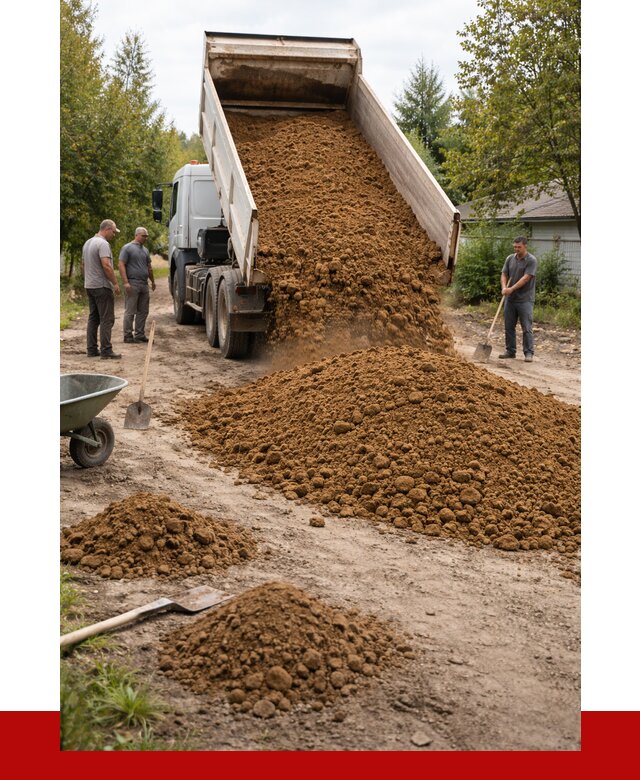 Купить суглинок с доставкой в Кушве от 2566 р. за куб | ПРОНЕРУДКшв