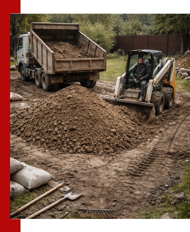 Суглинок для планировки участков в Кушве с доставкой и выгрузкой