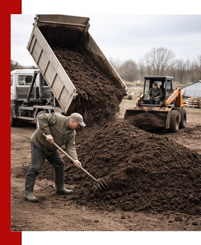 Доставка и продажа перегноя в Кушве быстро и дешево