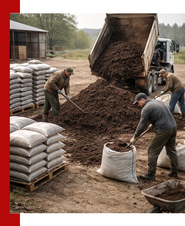 Доставка компоста оптом и в розницу в Кушве