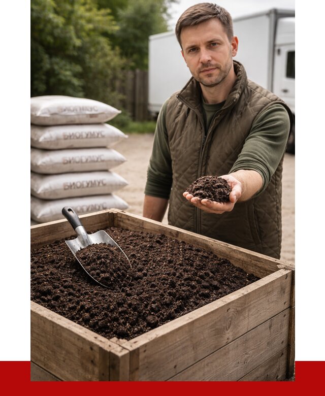 Купить биогумус в Кушве с доставкой от 8725 р. за куб | ПРОНЕРУДКшв