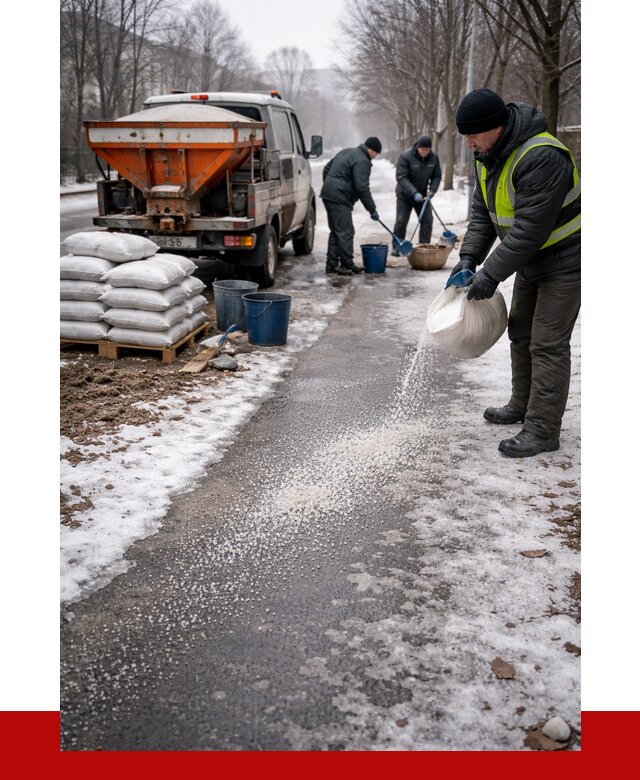 Реагент против гололеда в Кушве с доставкой от 4619 р. | ПРОНЕРУДКшв
