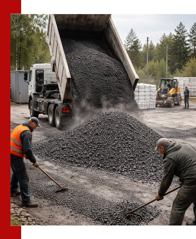 Доставка и продажа асфальтного гранулята в Кушве