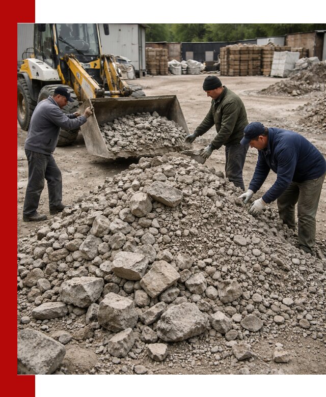 Демонтаж и вывоз бой бетона в Кушве