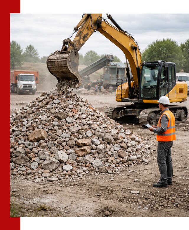 Доставка и вывоз строительного боя в Кушве